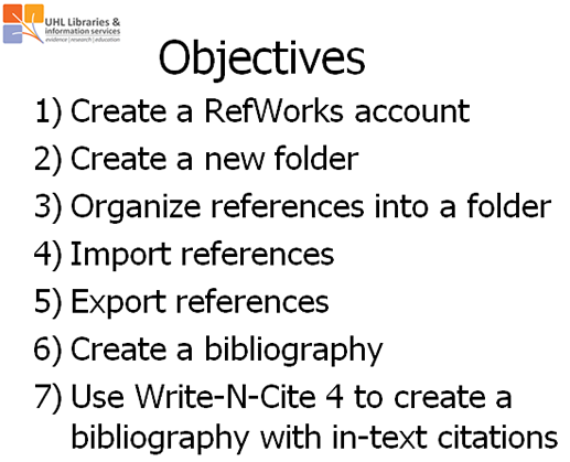 Course objectives